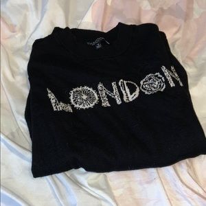 Black too that says london